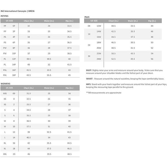 I.N.C. Sleeveless Asymmetrical Hem Blouson Dress Size 1X Paisley Labyrinth NWT - Picture 8 of 8